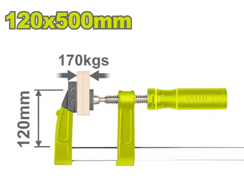 Menghina cu surub tip F 120x500mm DYLLU DTCP2123 Menghina cu surub tip F 120x500mm DYLLU DTCP2123