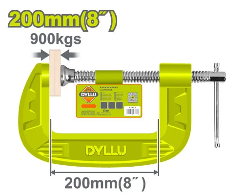 Menghina cu surub tip G 200mm DYLLU DTCP1108 Menghina cu surub tip G 200mm DYLLU DTCP1108