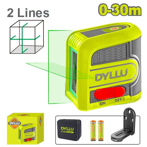 Nivela laser multi-linie 0-30m Verde DYLLU DTLE2M03