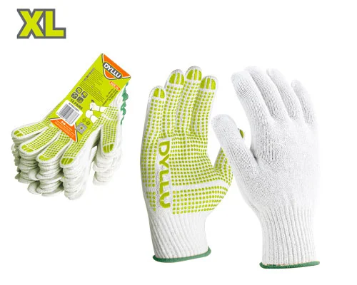 Mănuși tricotate cu puncte din PVC XL DYLLU DTKG1801