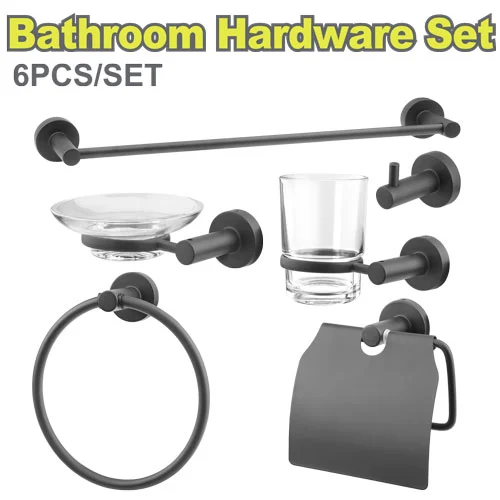 Set de accesorii pentru baie 6 buc. DYLLU DTZG1517