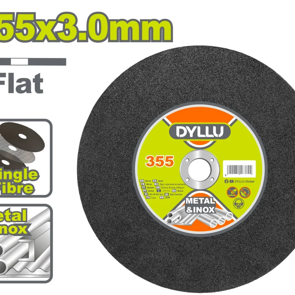 Disc pentru slefuit metal 355x3x25.4mm DYLLU DTAC3314