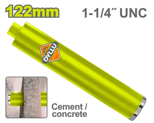 Carotă diamantată pentru mașină de găurit 122mm DYLLU DTQR23122