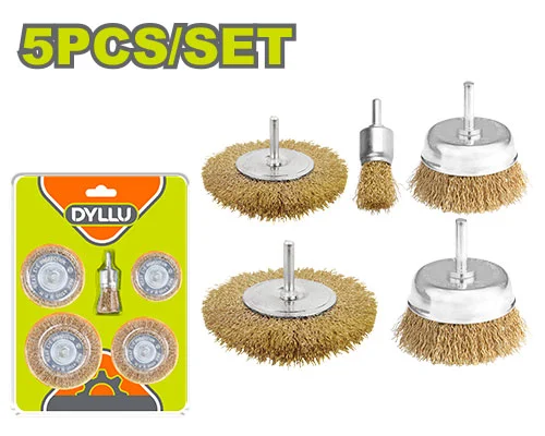 Set de perie șlefuit cu sârmă 5buc DYLLU DTCE6401