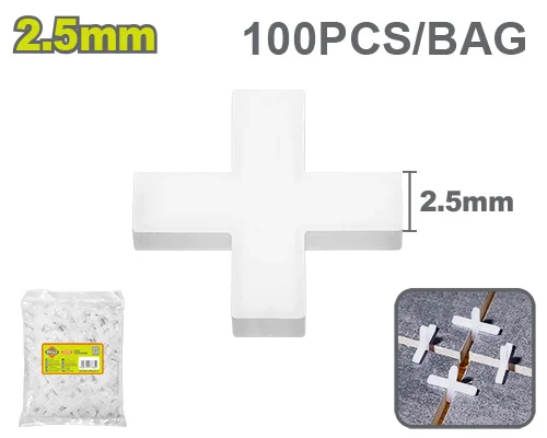 Distanțier pentru gresie 2.5mm 100buc. DYLLU DTXZ1025