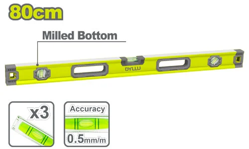 Nivela cu 3 indicatori 80 cm  DYLLU DTSL1G80