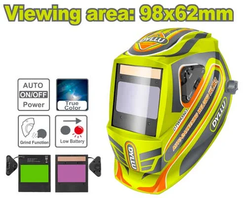 Mască pentru sudură automată 98x62mm DYLLU DTWH3503