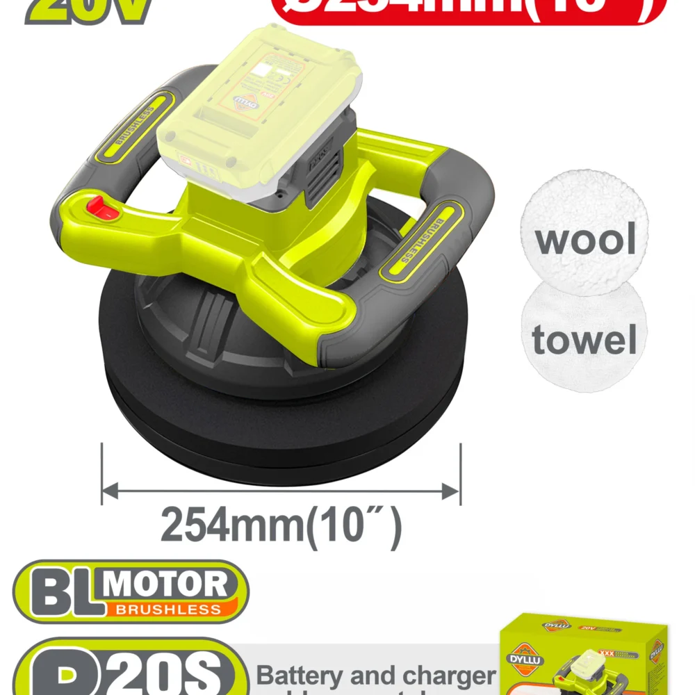 Mașină de șlefuit compatibilă cu acumulator 254mm DYLLU DTHL35254