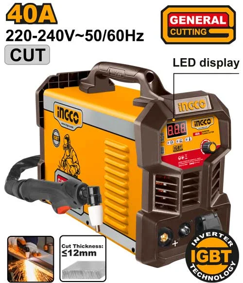Aparat de tăiat cu PLASMA 40A INGCO ING-CUT4058 Aparat de tăiat cu PLASMA 40A INGCO ING-CUT4058
