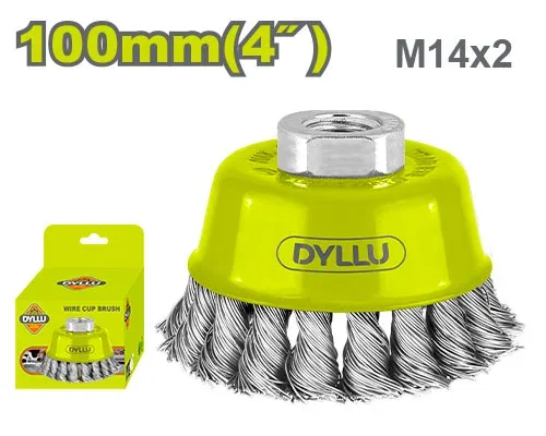 Perie cupa slefuit сu sarma  M14 D 100mm DYLLU DTCE2402