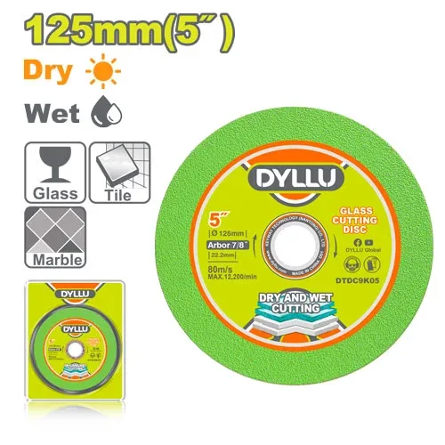 DTDC9K05 Disc pe sticlă 125mm DYLLU DTDC9K05 - imagine 1