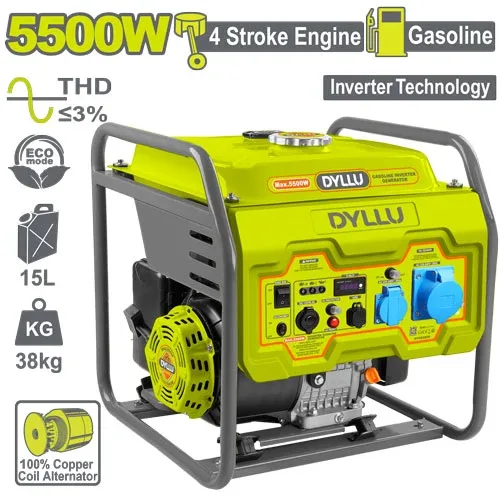 Generator pe benzină invertor 5500W DYLLU DTGEAB08