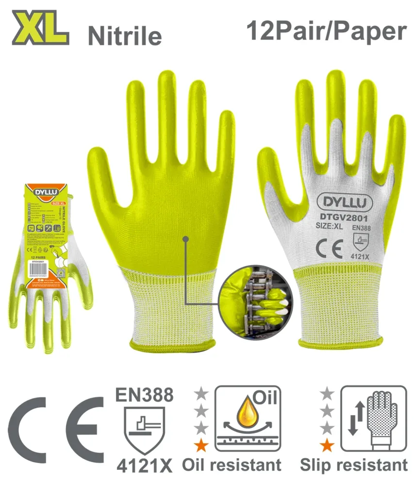 Manusi din nitril XL DYLLU DTGV2801