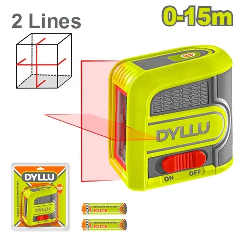 Nivela laser multi-linie 0-15m Roșu DYLLU DTLE1M03