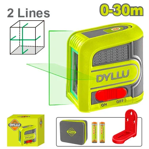 Nivela laser multi-linie 0-30m Verde DYLLU DTLE2M03