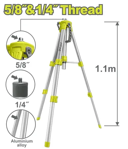 DTLE9301 Trepied pentru nivela laser 1.1 m DYLLU DTLE9301 - imagine 1