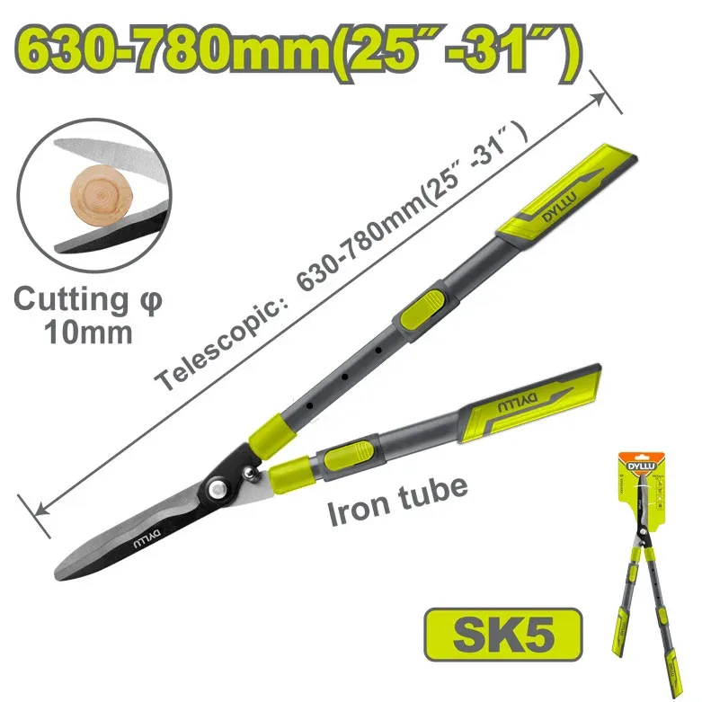 Foarfeca pentru gard viu 630-780mm telescopic DYLLU DTPR2E34