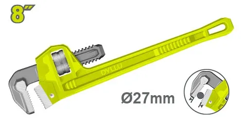 DTPW1108 Cheie pentru tevi 8" DYLLU DTPW1108 - imagine 1
