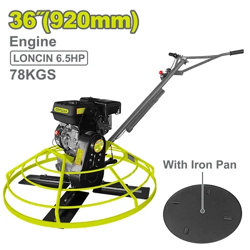 Elicopter finisare beton pe benzina 78kg 4.8kW 6.5HP DYLLU DTQM2A36