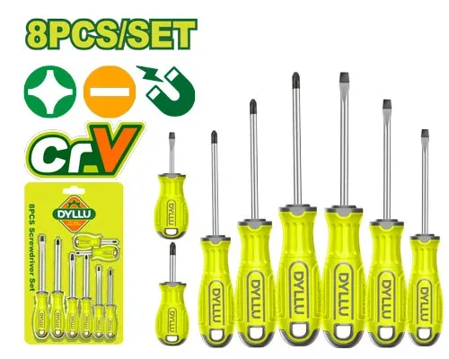 Set surubelnițe 8buc DYLLU DTSS1408