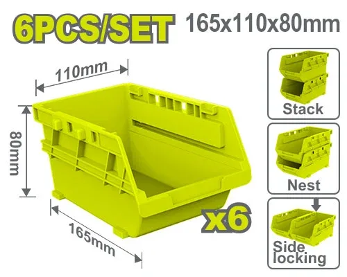 DTTB8336 Organizator plastic 80x110x165mm set 6buc. DYLLU DTTB8336 - imagine 1