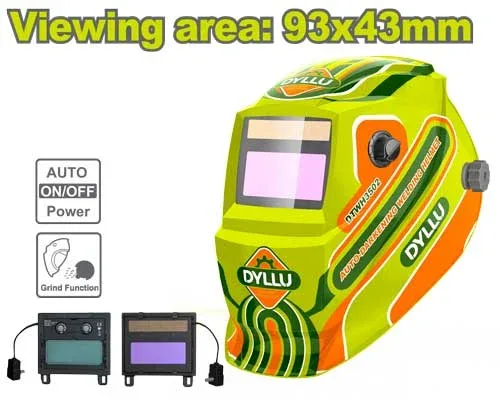 Mască pentru sudură automată 93x43mm DYLLU DTWH3502
