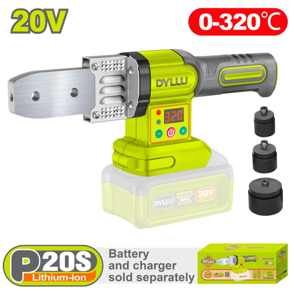 Aparat de sudat țevi de polipropilenă compatibil cu acumulator 20V DYLLU DTWM2018