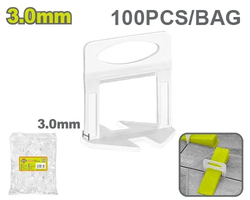 Cleme nivelare gresie și faianță 3mm 100buc. DYLLU DTXZ3001