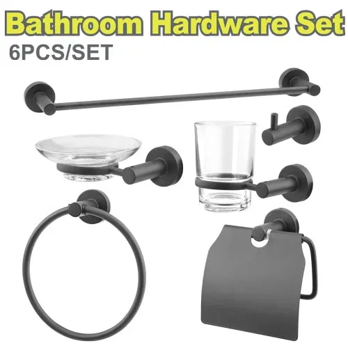 Set de accesorii pentru baie 6 buc. DYLLU DTZG1517
