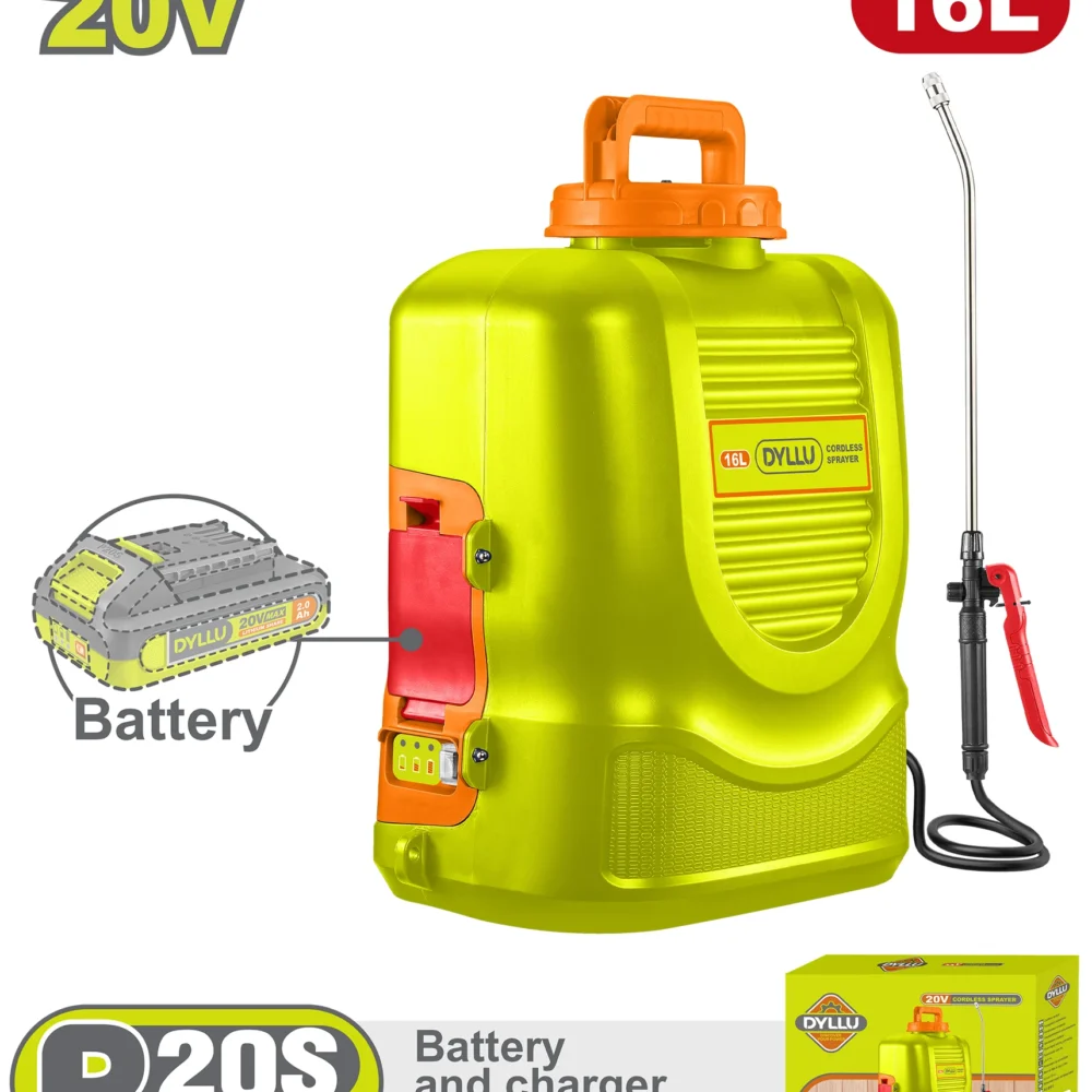 Pulverizator manual compatibil cu acumulator 16L DYLLU DTLSY2016