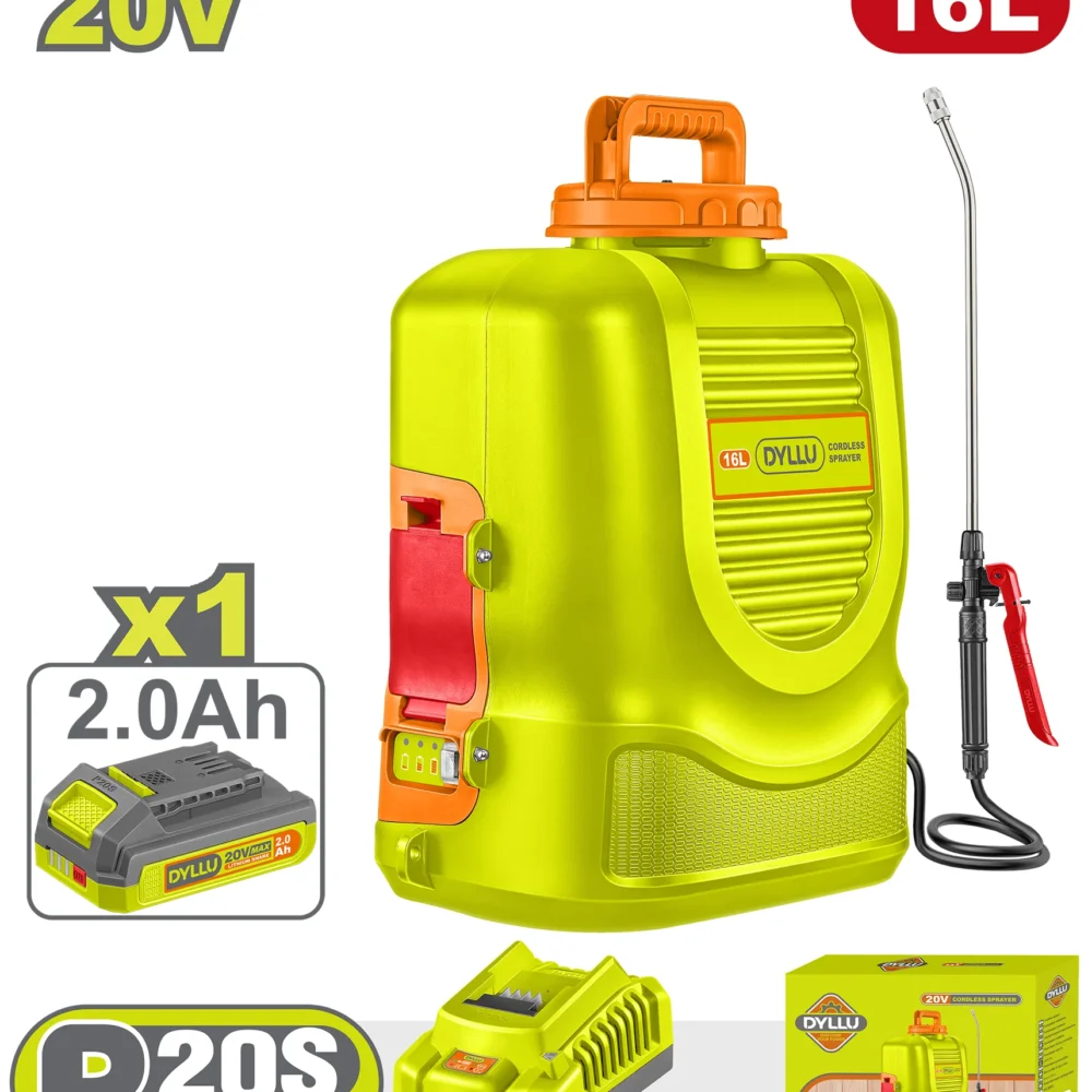 Pulverizator manual cu acumulator 20V 1*2A.h 16L DYLLU DTLSY20162
