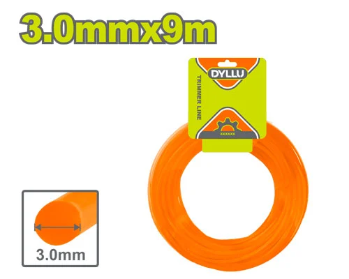 Fir nailon pentru trimmer 3.0mmx9m DYLLU DTNG1143 Fir nailon pentru trimmer 3.0mmx9m DYLLU DTNG1143