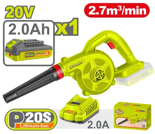 Suflanta frunze pe acumulator 20V/2.0Ah Li-Ion  DYLLU DTBLP5521