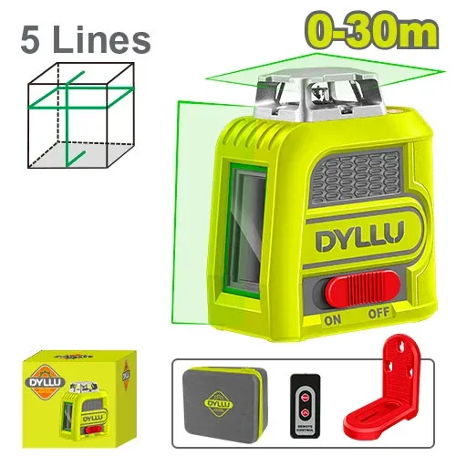 Nivela laser multi-linie 0-30m Verde DYLLU DTLE2M05