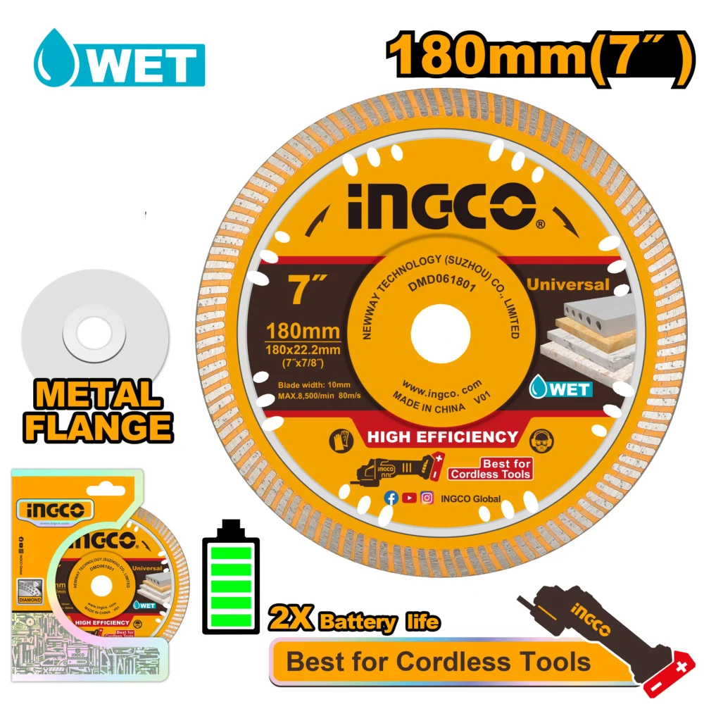 Disc diamant 180mm INGCO DMD061801