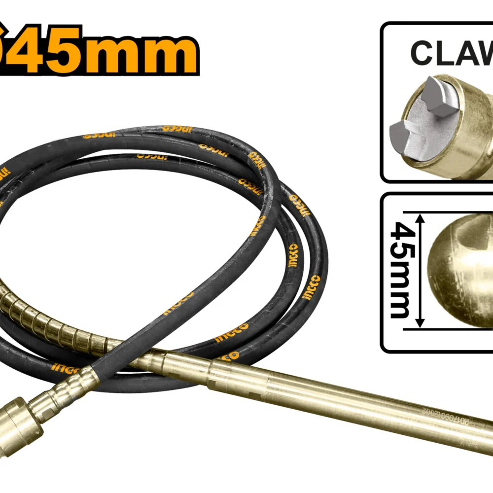Ax cu buzdugan pentru un vibrator profund 45mm INGCO VBP1451