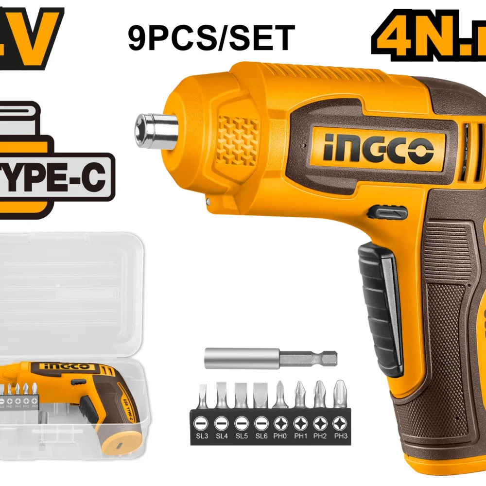 Masina de insurubat cu acumulator 4V 4N.m INGCO CSDLI0458