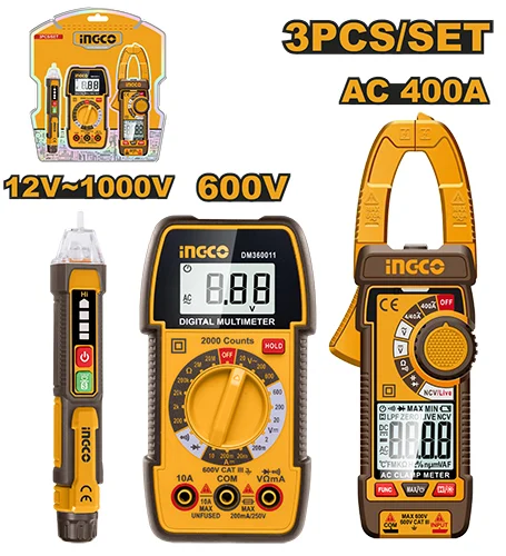 Set instrumente 3buc INGCO DM3069