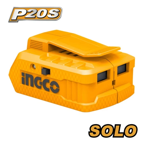 Încărcător rapid li-ion, USB-A LI-ION 20V/1-2A INGCO CUCLI2001