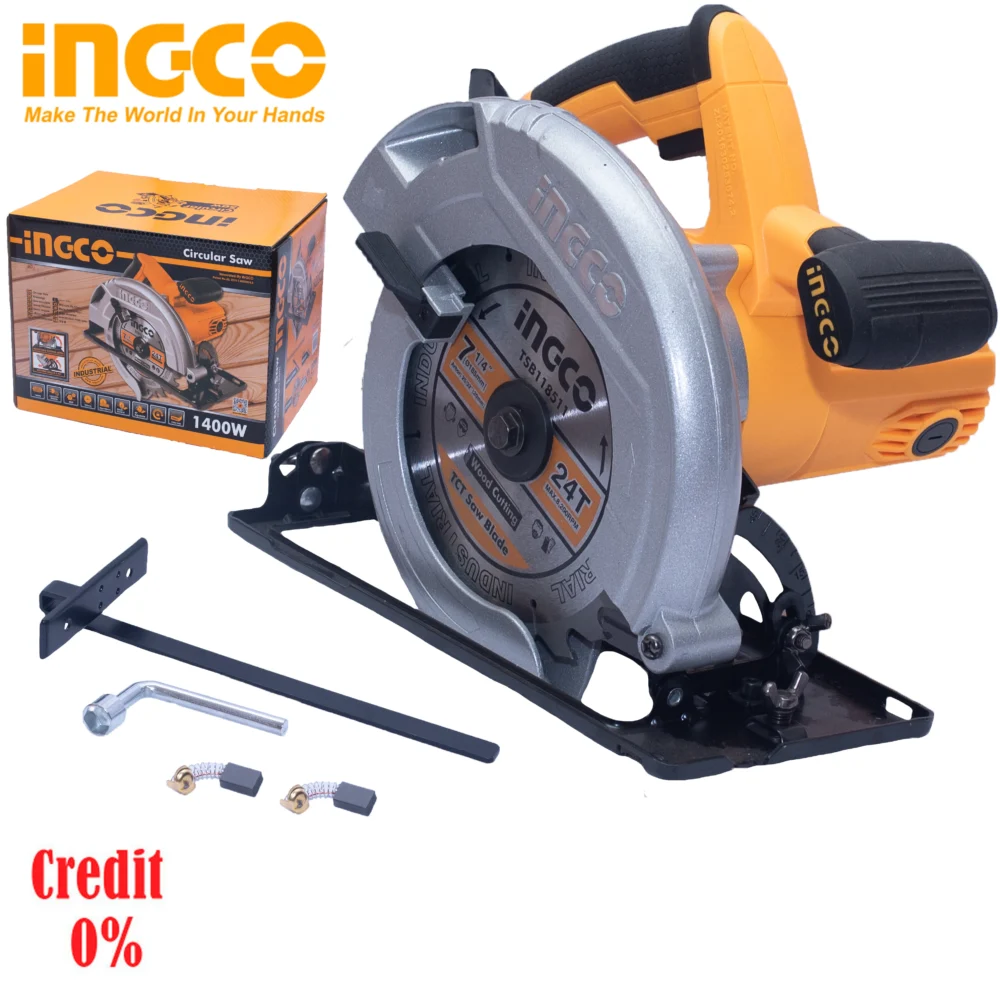 Ferestrău circular INGCO 185mm 1400W CS18528