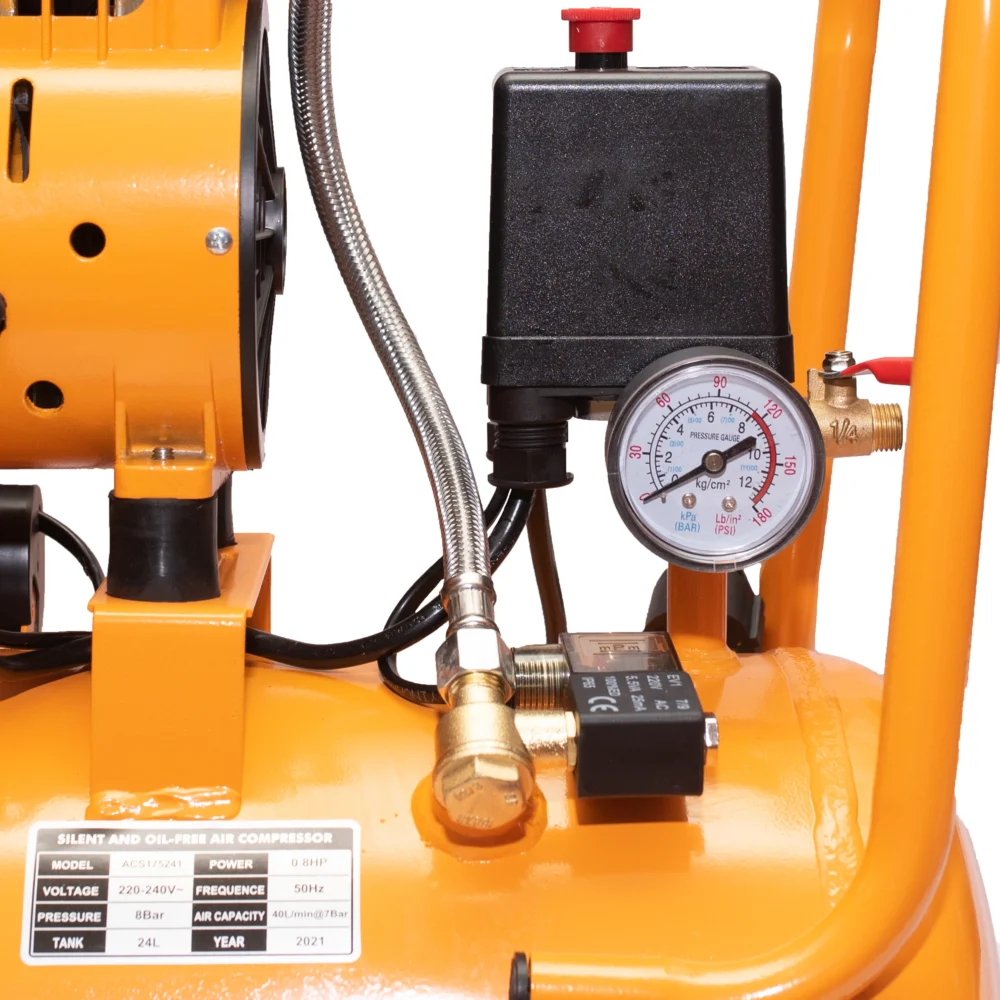 Compresor fara ulei INGCO ACS175241 600W 24L  (zgomot redus )