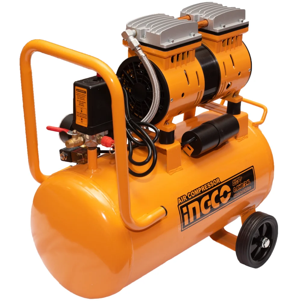 Compresor fara ulei INGCO ACS175241 600W 24L  (zgomot redus )
