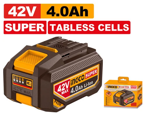 Acumulator Li-ion 4.0Ah 42V INGCO FBLI42402 Acumulator Li-ion 4.0Ah 42V INGCO FBLI42402