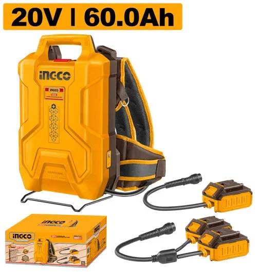 Acumulator tip rucsac Li-ion  60.0Ah 20V INGCO FBLI241110
