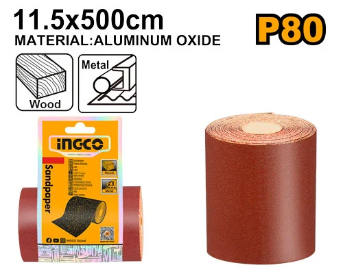 Hârtie abrazivă 11.5*500cm INGCO AKHS08065