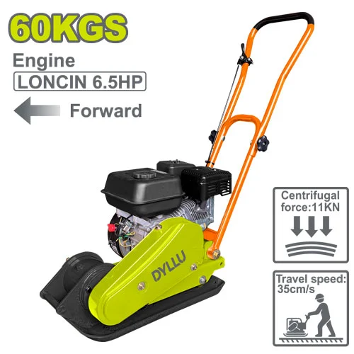 Placă compactoare pe benzină 6.5HP 60kg DYLLU DTPM3A060