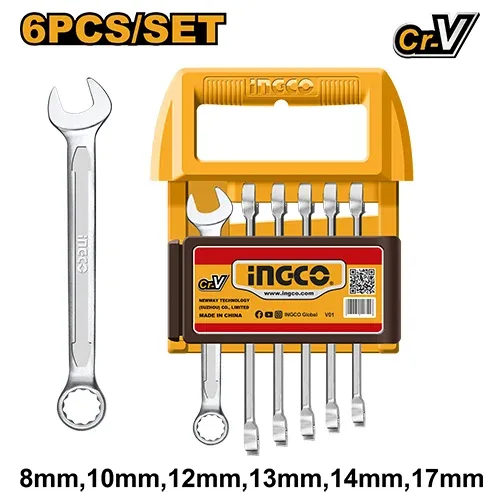 Set chei combinate 6 buc 8-17mm INDUSTRIAL INGCO HKSPA1066