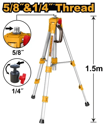 Trepied pentru nivela laser 1.5m INGCO HLLT01573