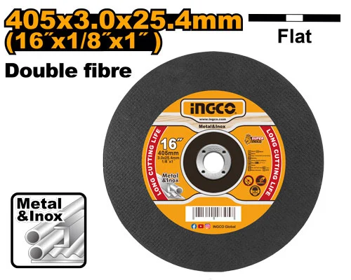 Диск по металлу 405*3.0*25.4мм MCD304051 INGCO Disc p/u metal 405*3.0*25.4mm INGCO MCD304051