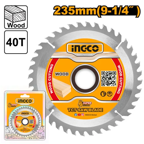 Disc pentru lemn 235mm 40T INGCO TSB123525